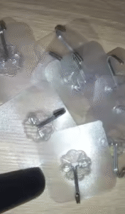 Heavy Duty Waterproof Plastic Wall Hooks for Tiles and Glass - 25 Pcs photo review