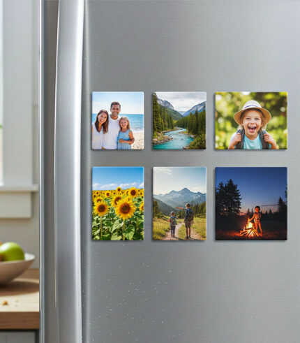 Personalized Fridge Magnet photo printed gift (3 x 4) inch.